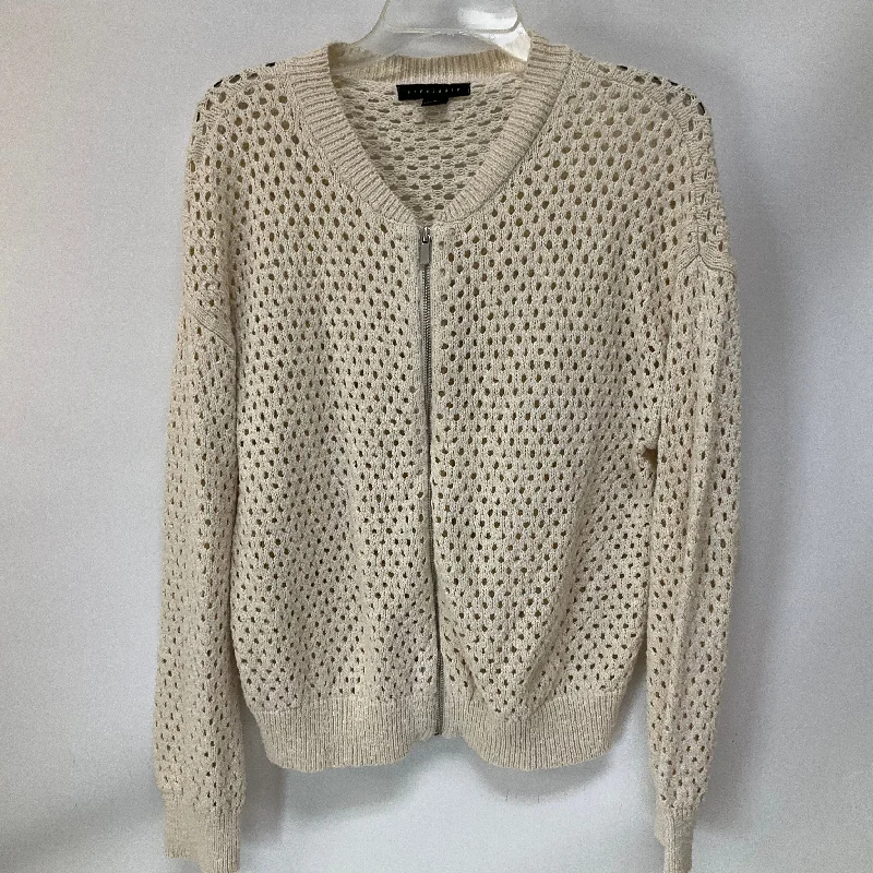 Women's Narrow Collar SweatersSweater Cardigan By Sanctuary In Cream, Size: M