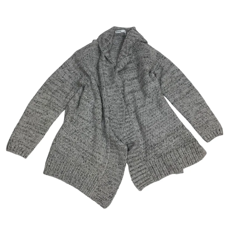 Women's Wide Collar SweatersSweater Cardigan By Sonoma In Grey, Size: M