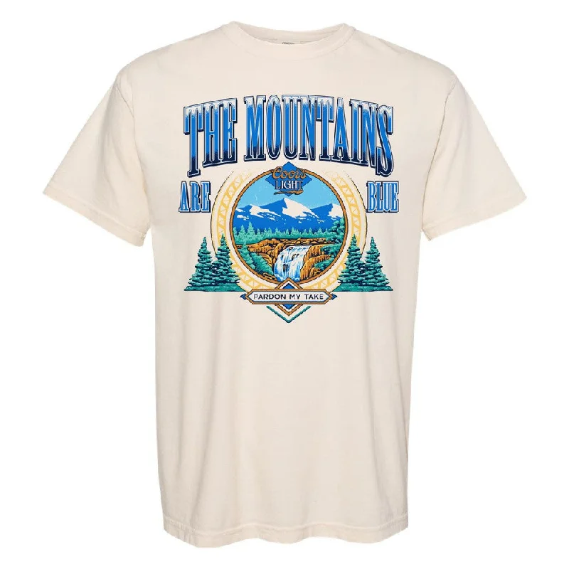 Women's Blouse with CollarCoors x PMT The Mountains Are Blue Tee