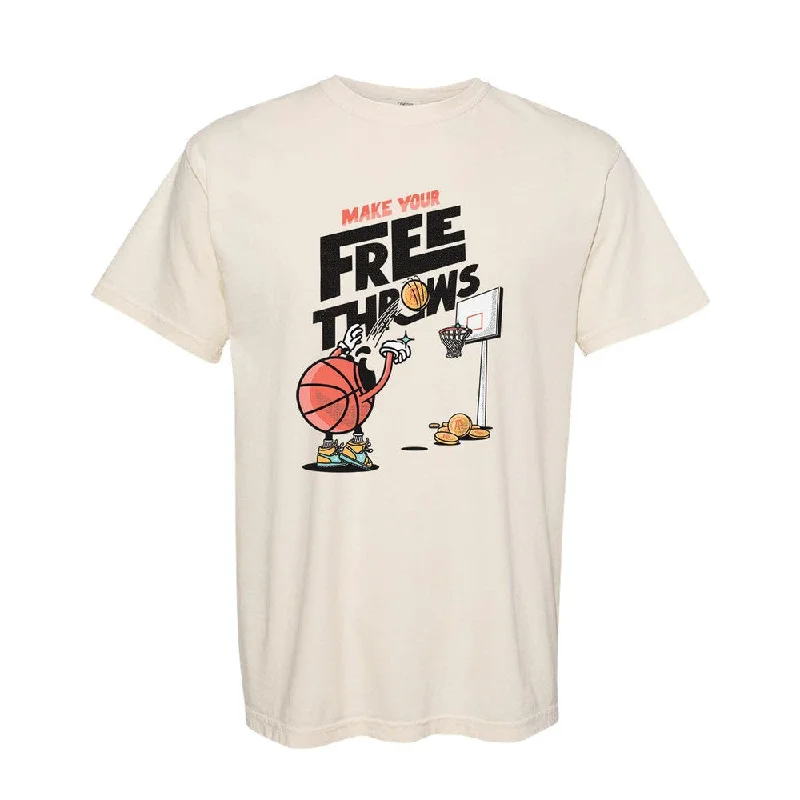 Women's Blouse with Peter Pan CollarMake Your Free Throws Graphic Tee