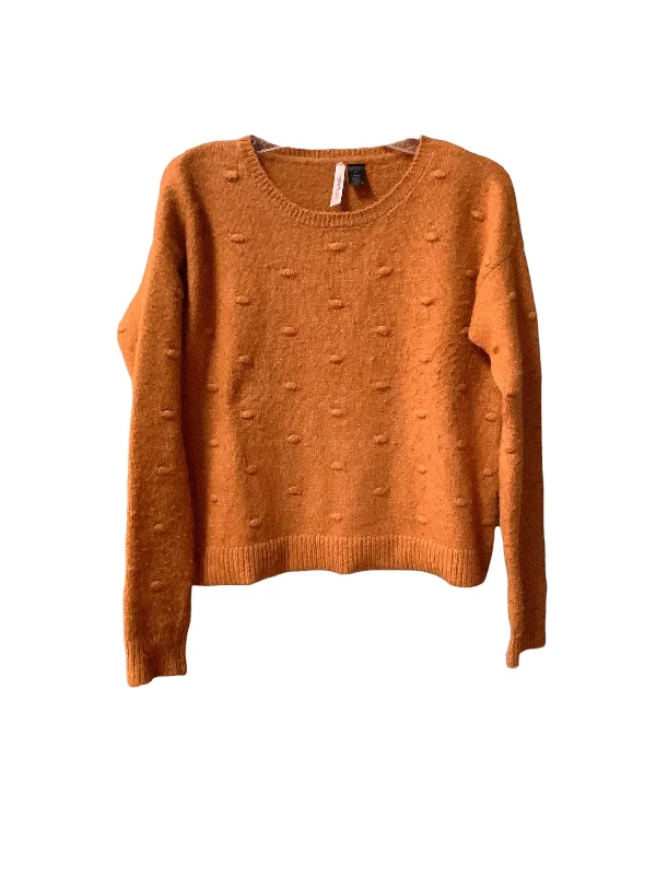 Women's Croatian Wool SweatersSweater By Love By Design In Orange, Size: S