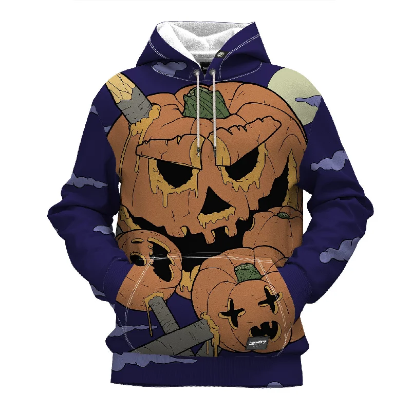 Women's Hooded Sweatshirts with Soft FabricZombie Pumpkin  Hoodie