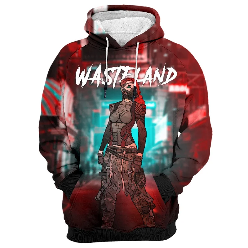 Women's Hooded Sweatshirts with Solid Color LiningWasteland Hoodie