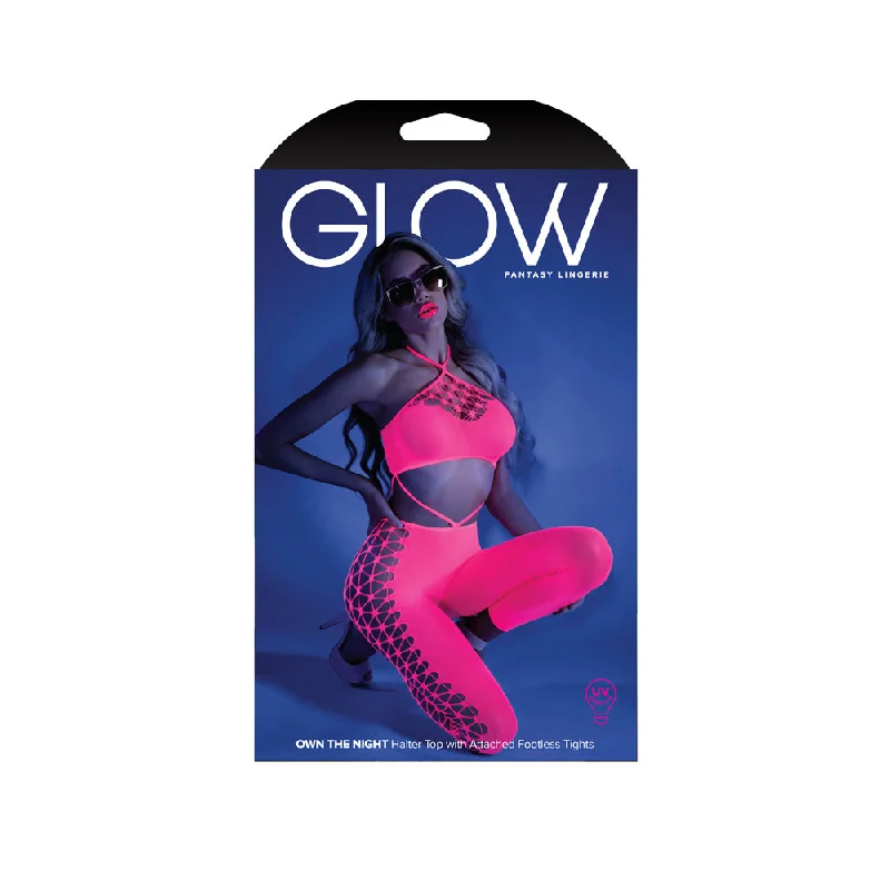 body shaper with adjustable hooks for a custom fitOwn The Night Bodystocking One Size Neon Pink