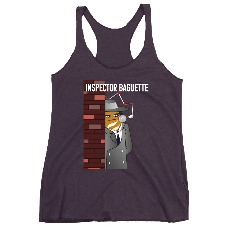 Women's Blouse with FlouncesMovie The Food™ "Inspector Baguette" Women's Racerback Tank Top