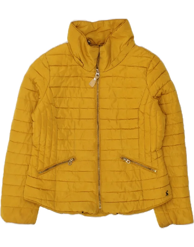 Women's Coats with SleevesJOULES Womens Padded Jacket UK 16 Large  Yellow Polyester