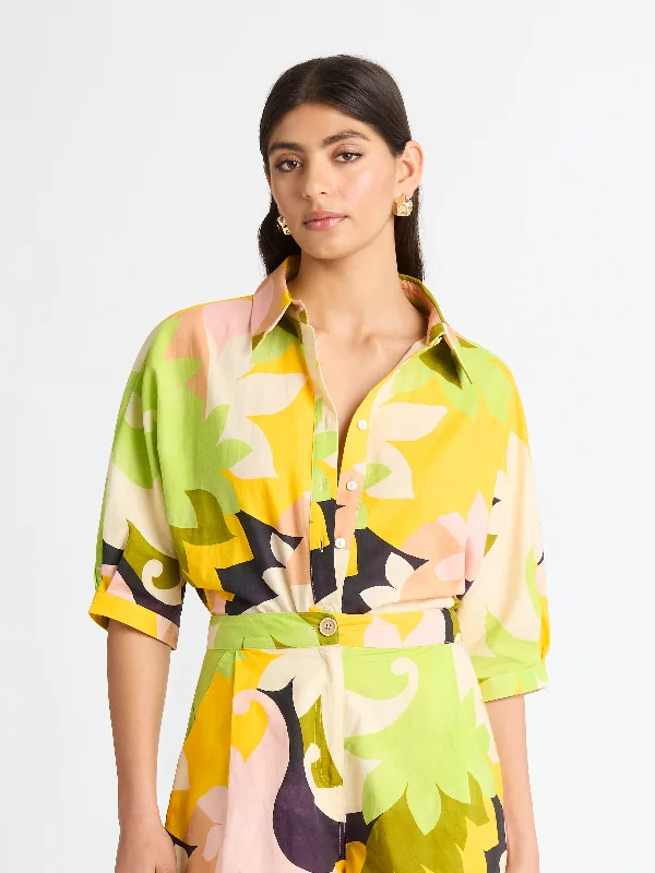 Women's Blouse with FrillsKANSAS SHIRT