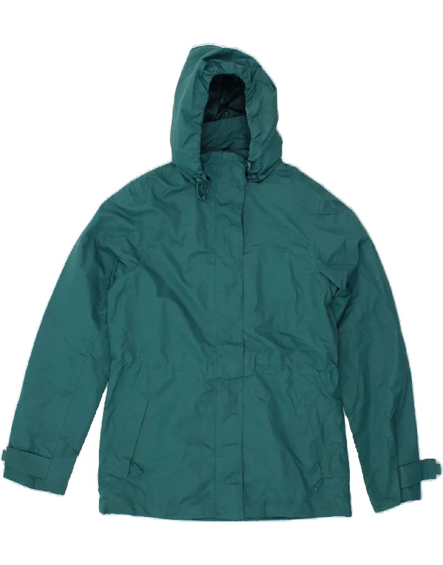 Women's Anorak CoatsMOUNTAIN WAREHOUSE Womens Hooded Rain Jacket UK 8 Small  Green Polyester