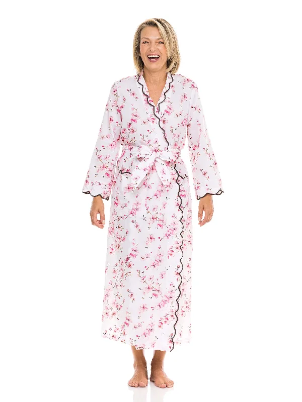 women's pajamas with a touch of luxuryCherry Blossom Classic Robe