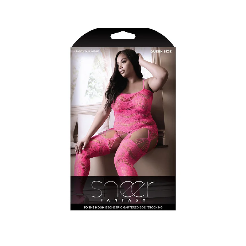 seamless body brief for pantsTo The Moon Geometric Gartered Bodystocking - Queen Size