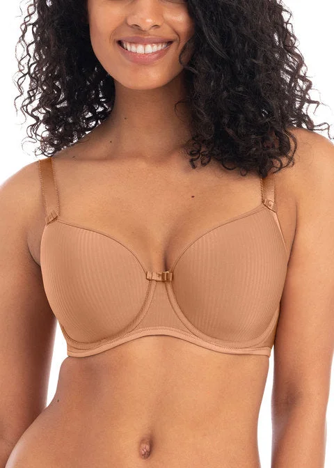 convertible halter bra with underwire supportIdol Cinnamon Uw moulded Balcony T-shirt Bra