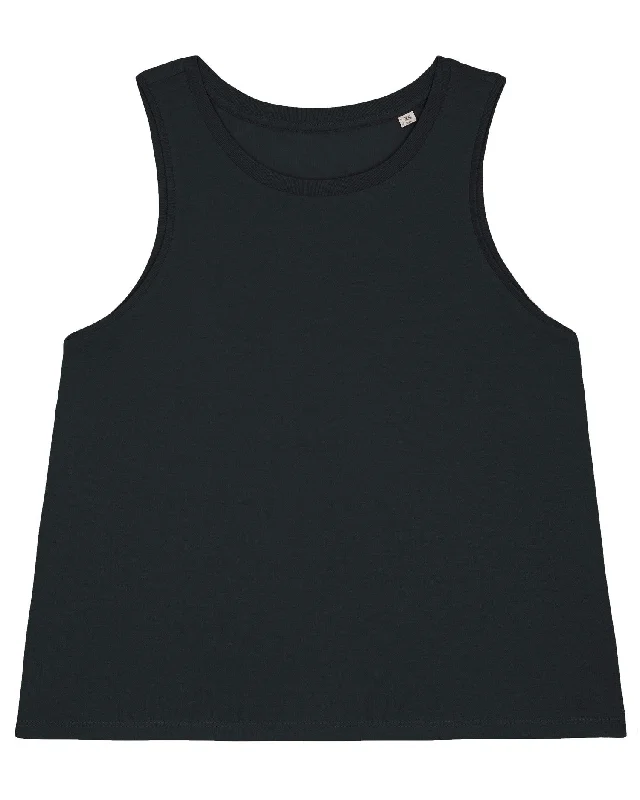 Women's Sleeveless BlouseWomen's Stella Dancer Crop Tank Top | BLACK