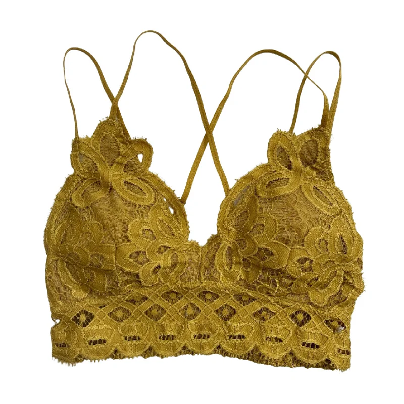 seamless bra for minimizersGold Crochet Bralette