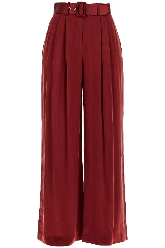 Women's Harem PantsZimmermann Women's Silk Satin Palazzo Pants In Nine