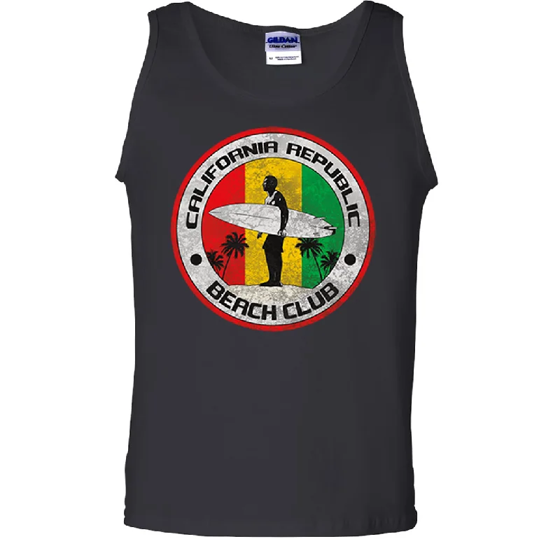 Women's Hooded Sweatshirts with High WaistCalifornia Republic Beach Club Asst Colors Tank Top