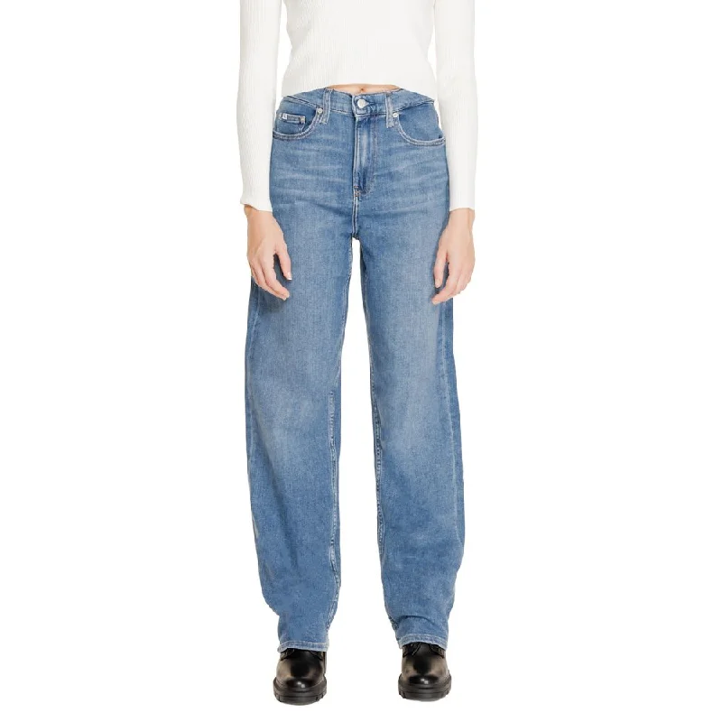 Women's Jodhpurs with Collarless NeckCalvin Klein Jeans  Cotton Jeans & Women's Pant