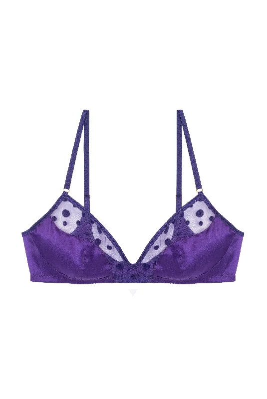 convertible strapless braPRUNE Soft Bra with Satin