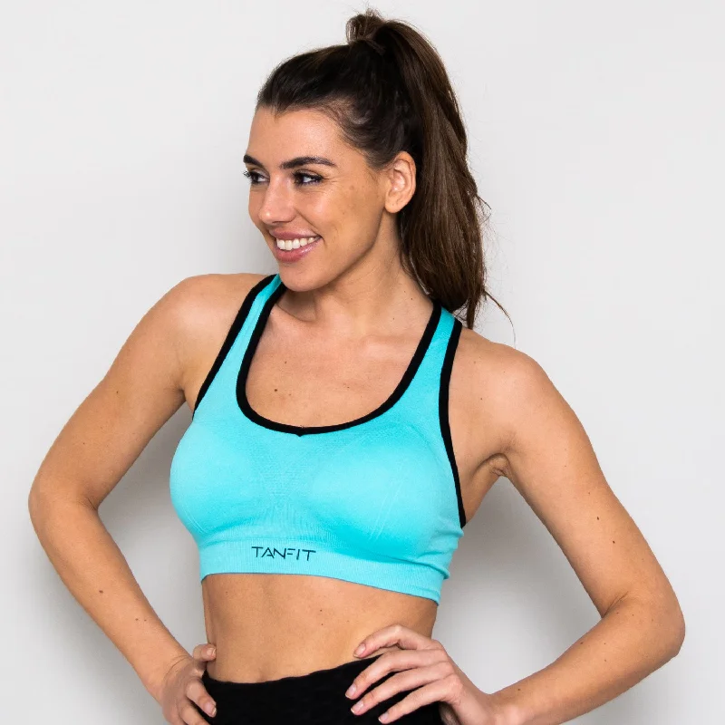 plus-size sports bra with high-impact supportRacerback Sports bra - Blue