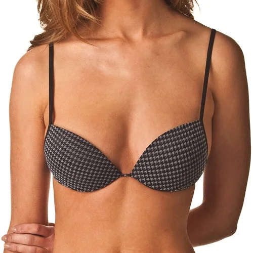 high-support sports bra for yogaRemovable Pad Bra Houndstooth