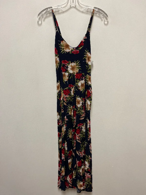 Women's Maxi DressesDress Casual Maxi By Clothes Mentor In Tropical Print, Size: S