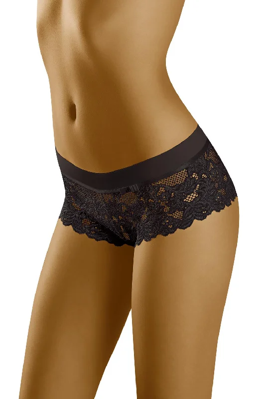 seamless panties with a concealed waistband and moisture-wicking finish for all-day wearLadies Gorgeous Floral Lace Pretty Satin Bow Brief