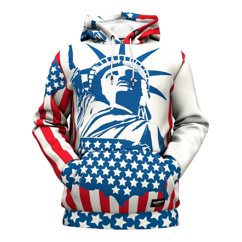 Women's Hooded Sweatshirts with Nylon LiningLiberty Statue Hoodie