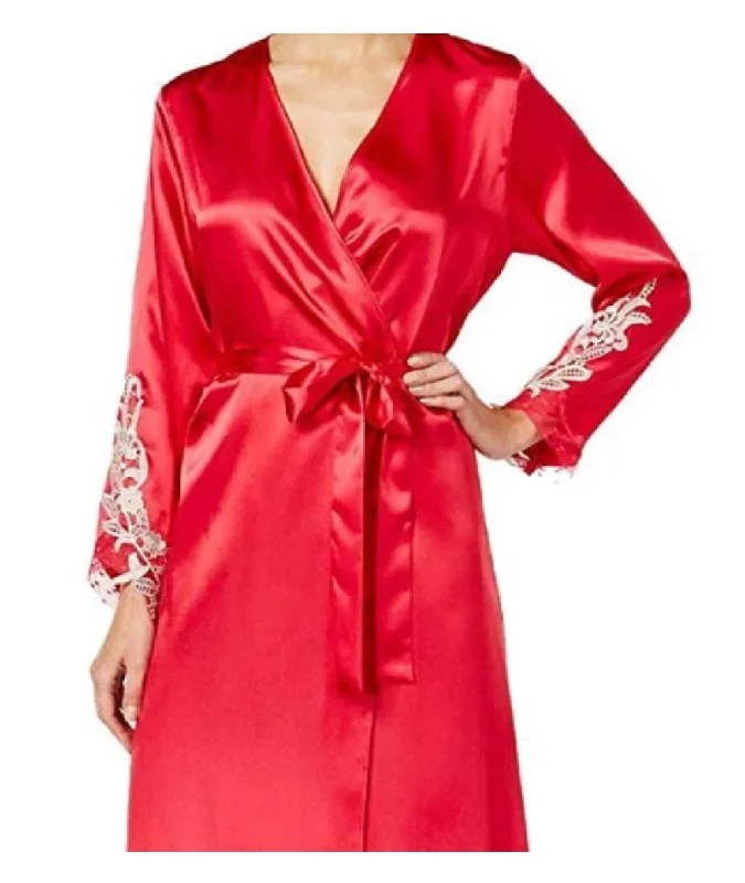 women's pajamas with a touch of luxuryFlora Nikrooz Women's Satin Stella Long Robe