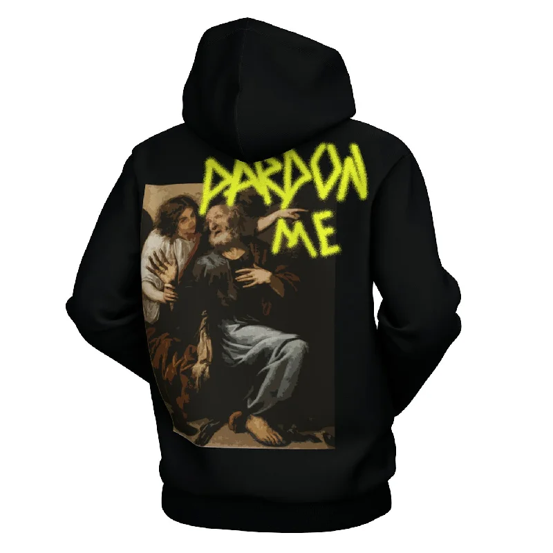 Women's Hooded Sweatshirts with Chevron LiningPardon Me Hoodie