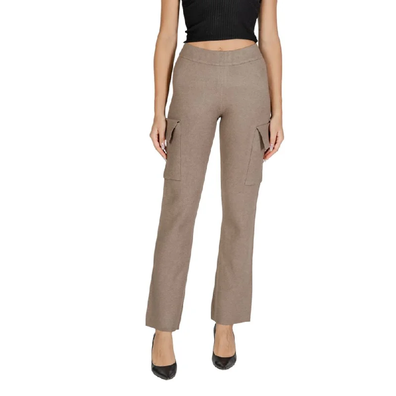 Women's Jodhpurs with Mandarin CollarVila Clothes  Viscose Jeans & Women's Pant