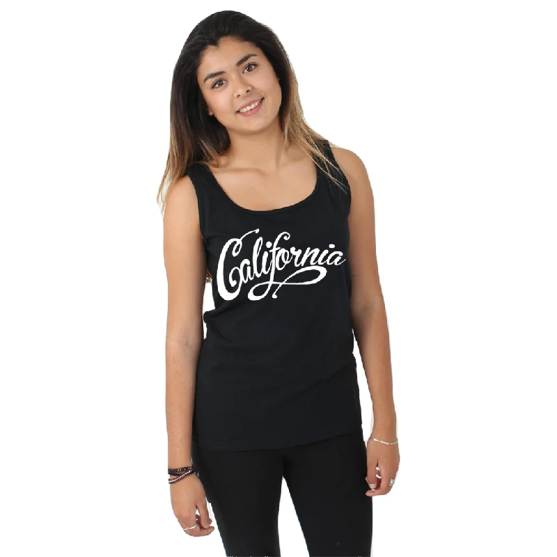 Women's Hooded Sweatshirts with Fitted SleevesCalifornia Republic Beach Script Women's Tank Top