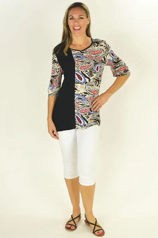 Women's Compression ShortsPenny Paisley Tunic