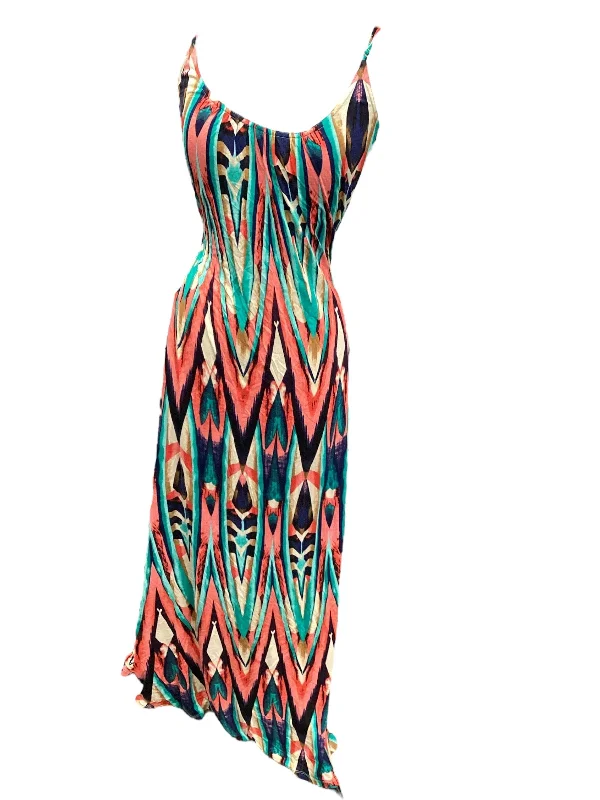 Women's One-Shoulder DressesDress Casual Maxi By Clothes Mentor In Multi-colored, Size: Xs