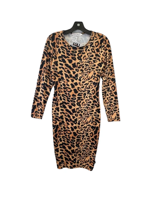 Women's High-Low DressesDress Casual Maxi By Clothes Mentor In Animal Print, Size: S