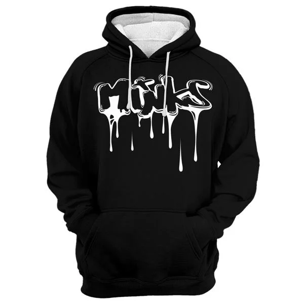 Women's Hooded Sweatshirts with Zipper ClosureMinksTagDrip Hoodie