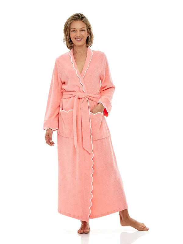 women's pajamas for those who love to dreamCoral French Terry Classic Robe