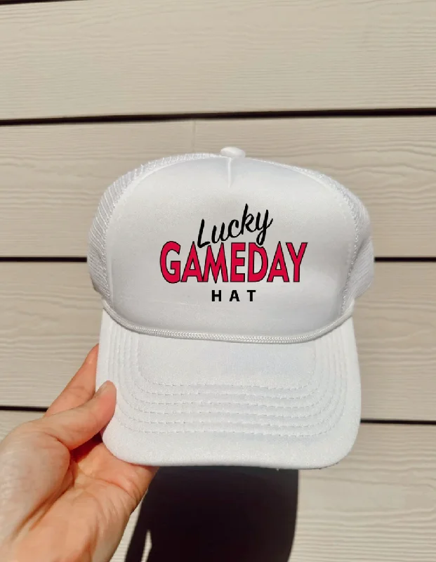 Women's Jumpsuits with Lapel CollarLucky Gameday Hat Trucker Hat