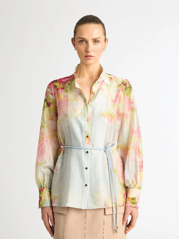 Women's Blouse with Rounded HemALLORA SHIRT