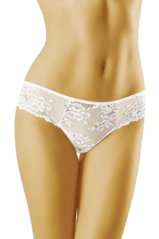 cotton-blend briefs with a built-in bra for added supportLadies Gorgeous Sexy Soft Touch Floral Lace Brief