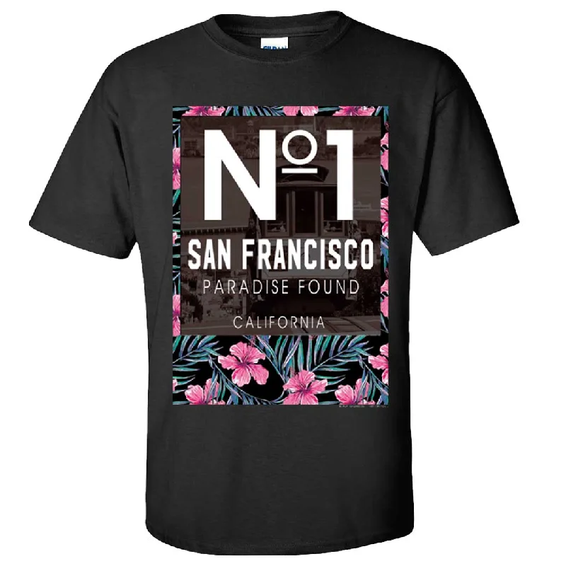 Women's Hooded Sweatshirts with Microfiber LiningSan Francisco No. 1 Paradise Found California Asst Colors T-shirt/tee