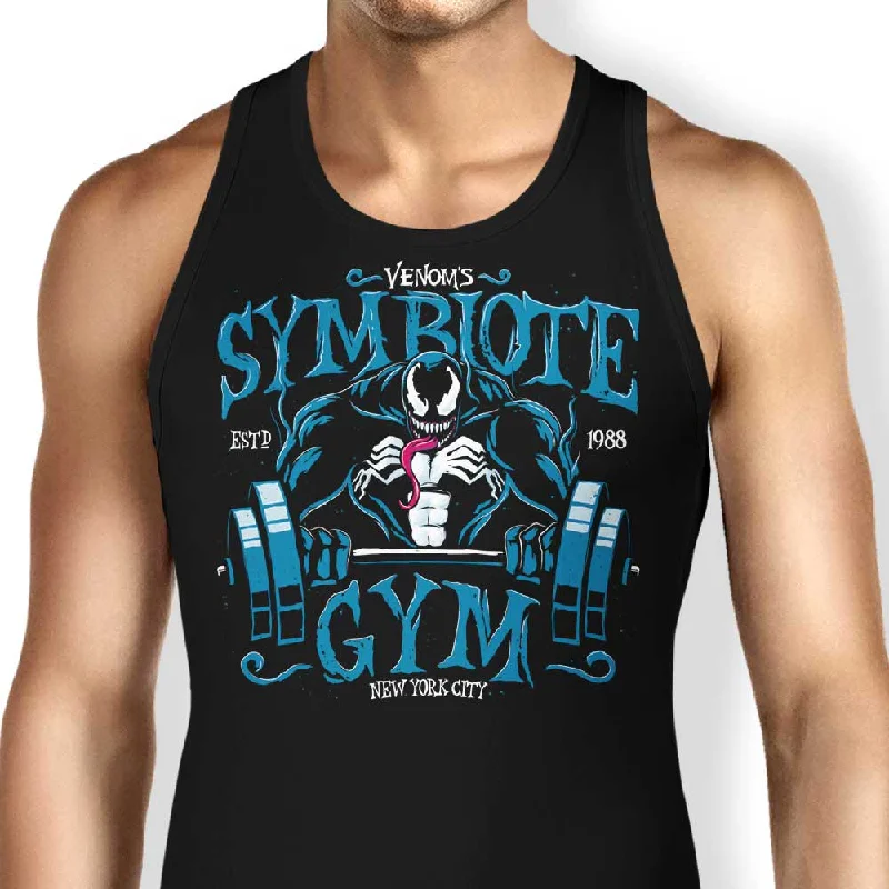 Women's Blouse with Low CollarDark Symbiote Gym - Tank Top