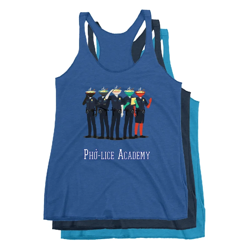 Women's Blouse with Long SleevesMovie The Food™ "Pho-lice Academy" Women's Racerback Tank Top