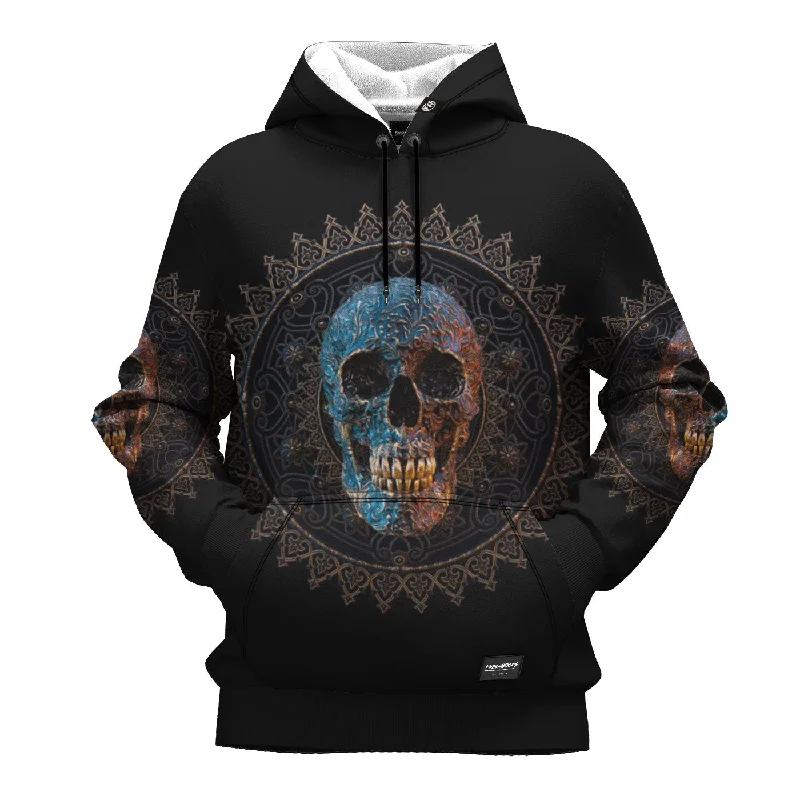 Women's Hooded Sweatshirts with Mediumweight FabricSkull Entrance Hoodie