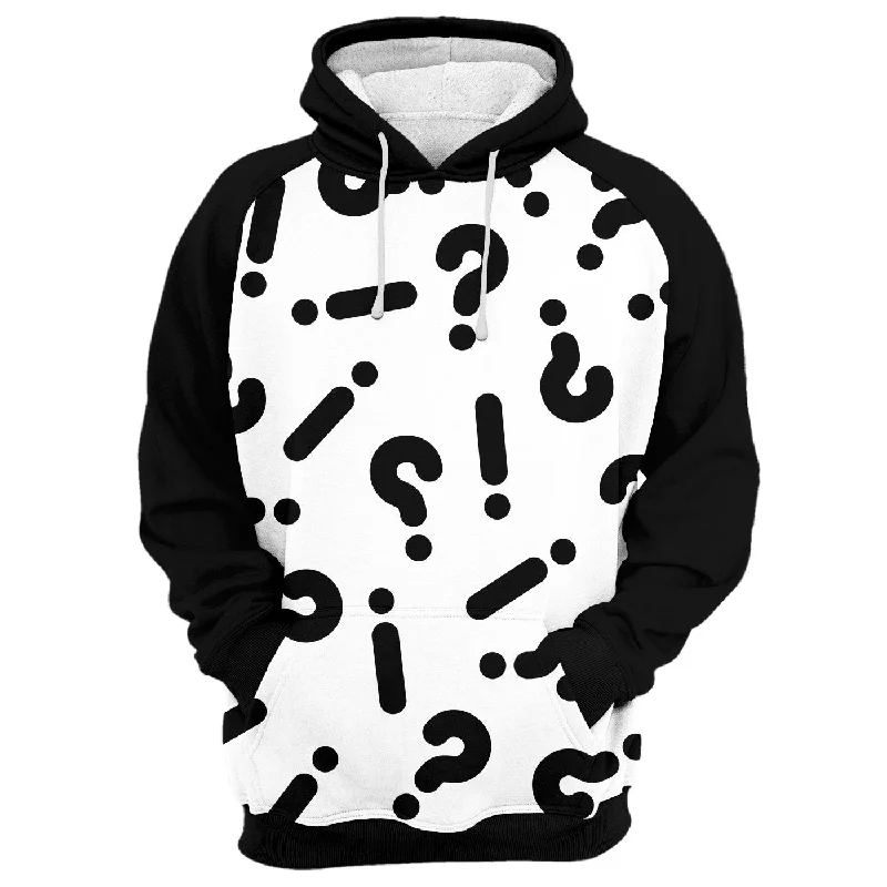 Women's Hooded Sweatshirts with Silk LiningAny Questions Hoodie