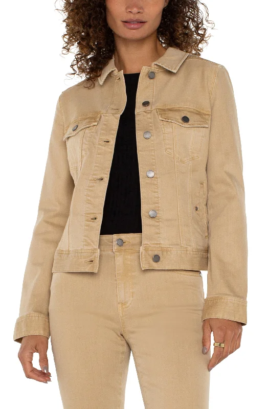 Women's Jodhpurs with Square CollarCLASSIC JEAN JACKET