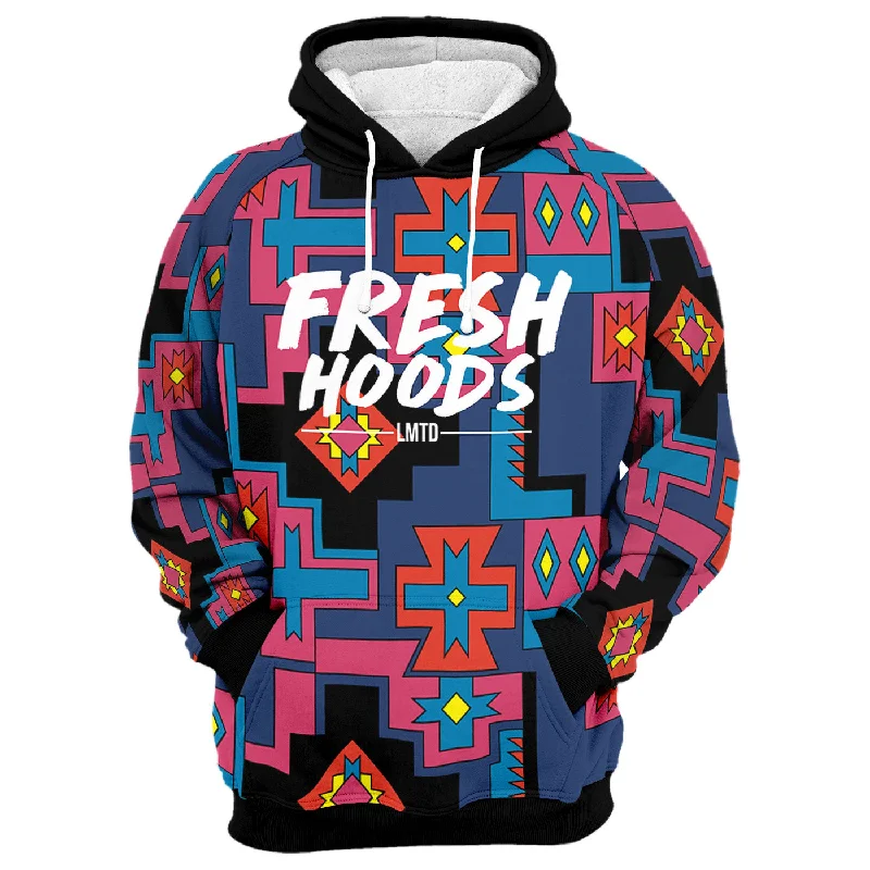 Women's Hooded PulloversFresh X Tribal Hoodie